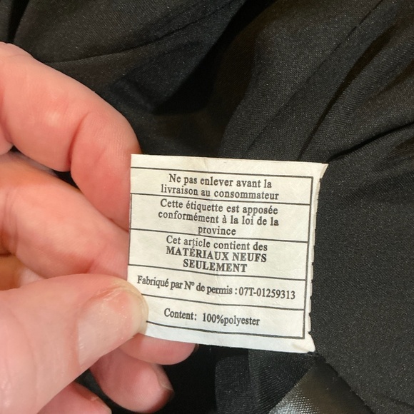 White House Black Market Tweed Mock Neck Puffer Vest Black White Size XL - Picture 8 of 9